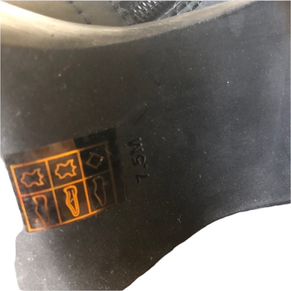 Vintage Jeffrey Campbell Black Boots Squared Toes RARE - Picture 6 of 7